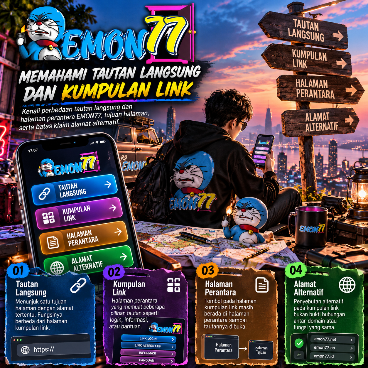 EMON77 | Memahami Tautan Langsung & Kumpulan Link